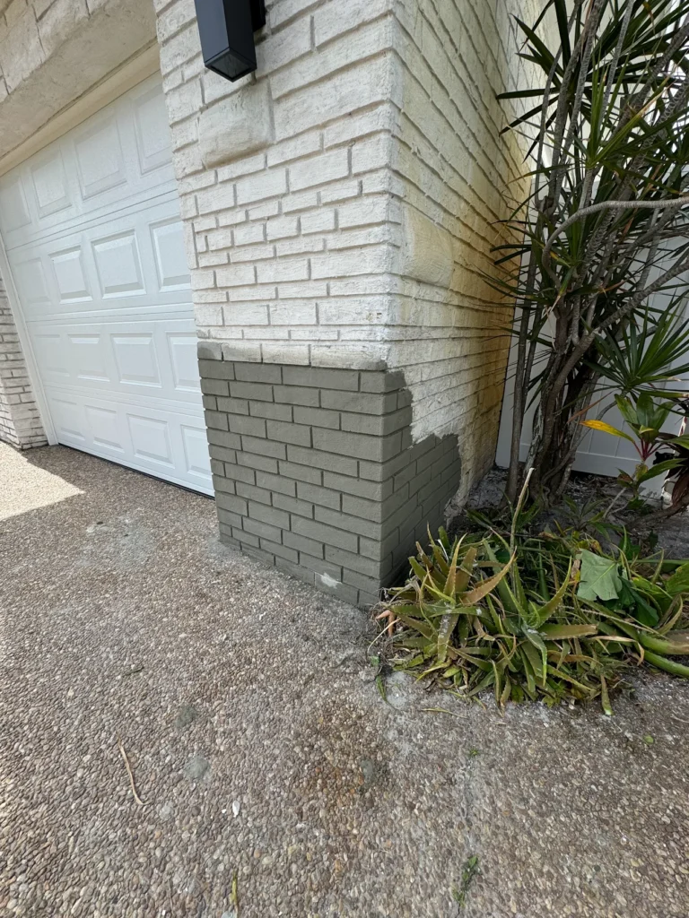 Stucco Repair of Brick Face- Coral Springs FL