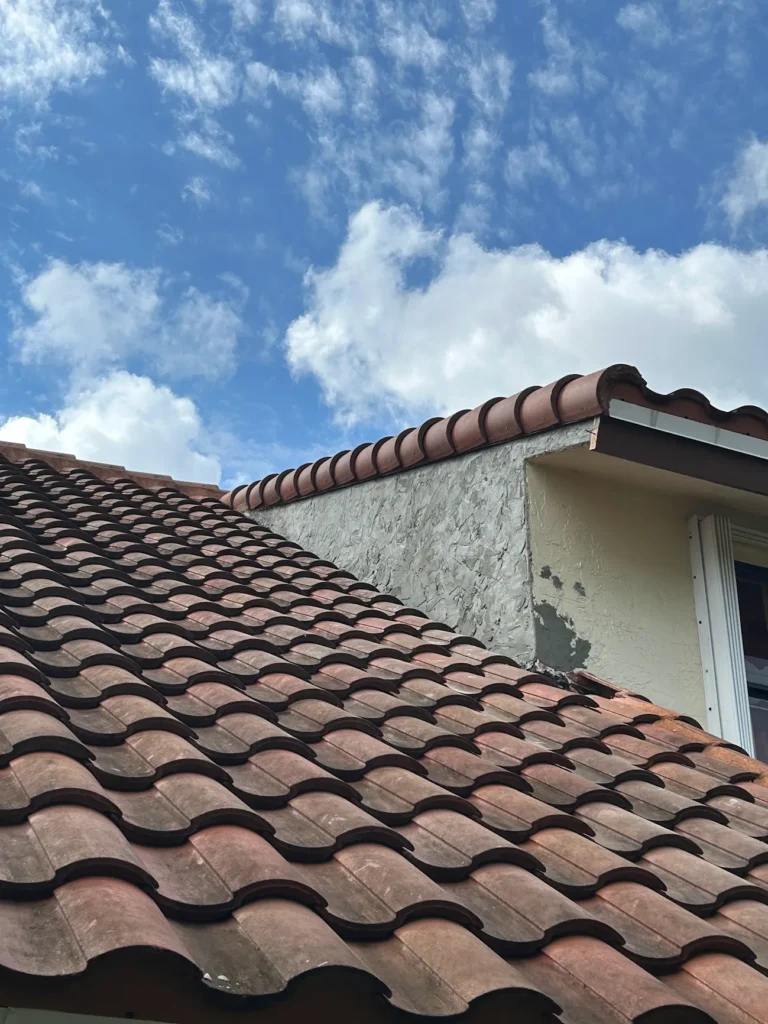 Stucco repair after roof repair- Broward County